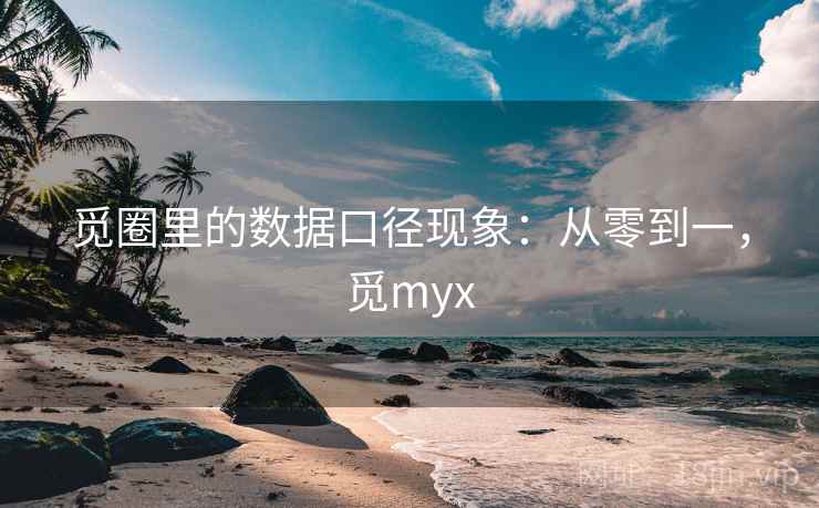 觅圈里的数据口径现象：从零到一，觅myx