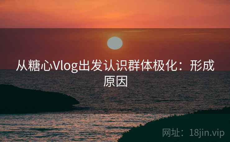 从糖心Vlog出发认识群体极化:形成原因 从糖心Vlog出发认识群体极化:形成原因