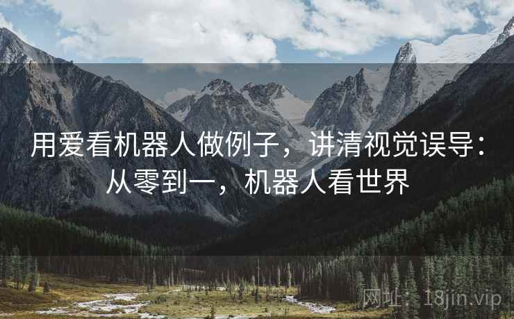 用爱看机器人做例子，讲清视觉误导：从零到一，机器人看世界