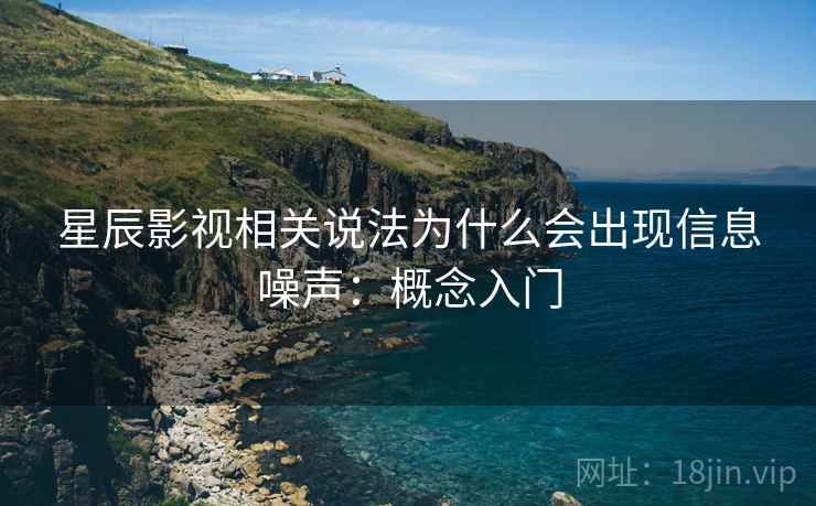 星辰影视相关说法为什么会出现信息噪声：概念入门