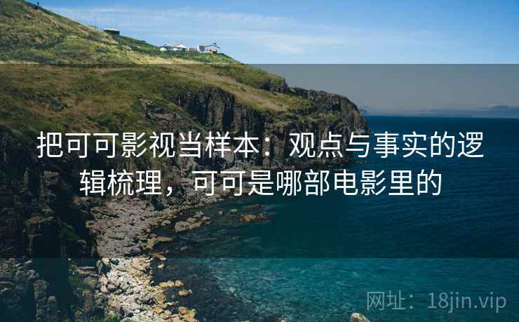把可可影视当样本：观点与事实的逻辑梳理，可可是哪部电影里的